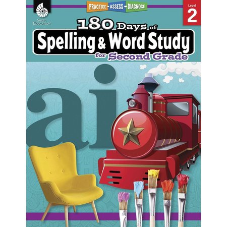 SHELL EDUCATION 180 Days of Spelling and Word Study for Second Grade 28630